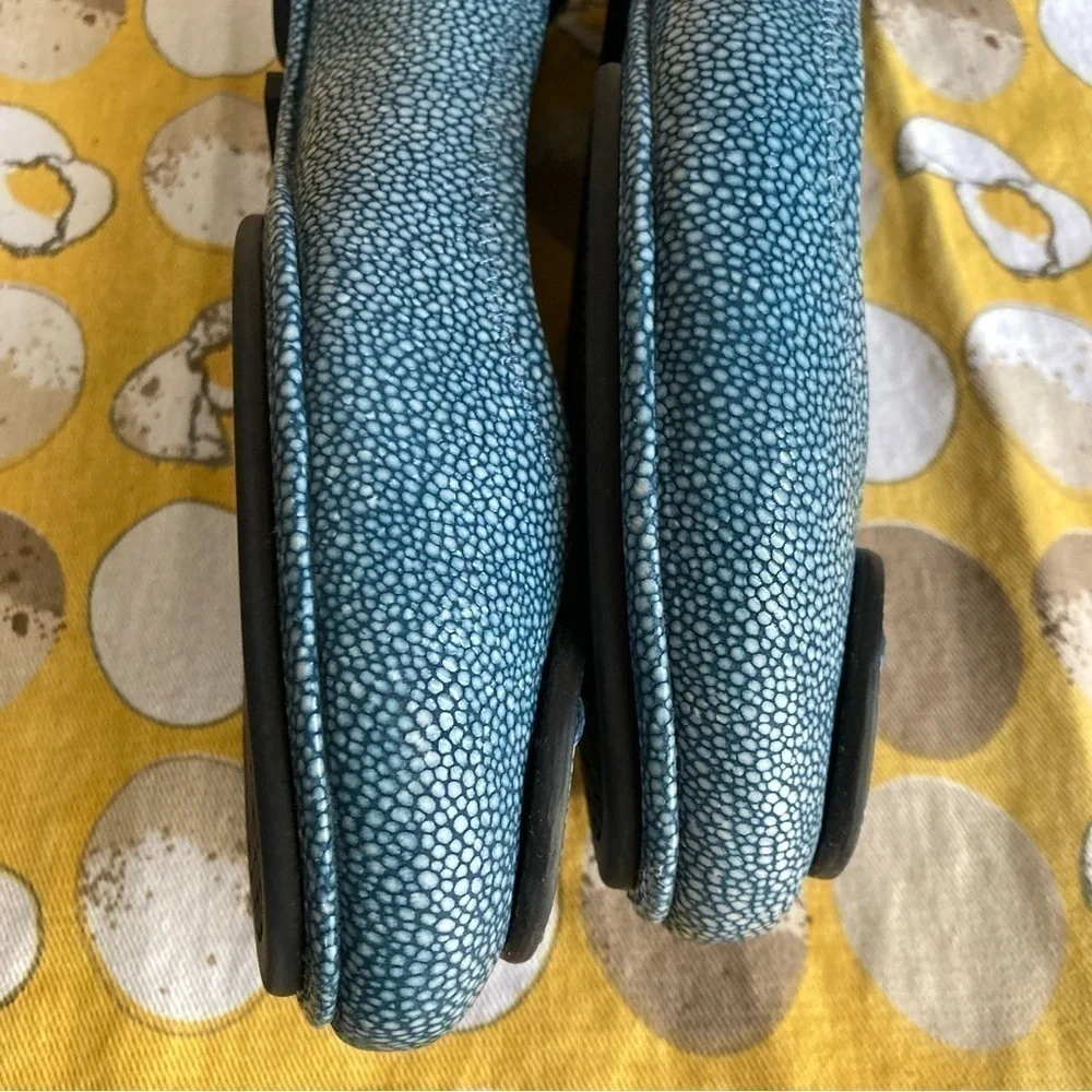 Tory Burch Minnie travel Razza print flats size 8M